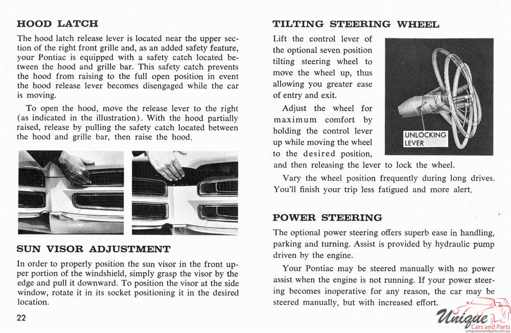 1966 Pontiac Canadian Owners Manual Page 58